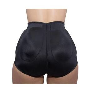 NEW RAGO 4-sided padded light shaping removable pads panty brief in black